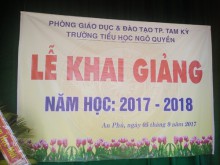 Lễ khai giảng năm học mới 2017-2018