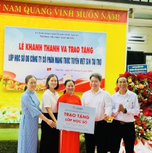 Lễ khánh thành và trao tặng lớp học số